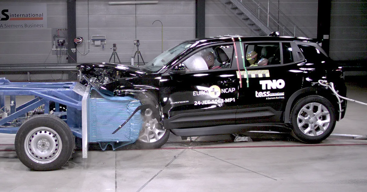 Jeep Avenger – Årets Bil 2023 – floppar i Euro NCAP krocktest